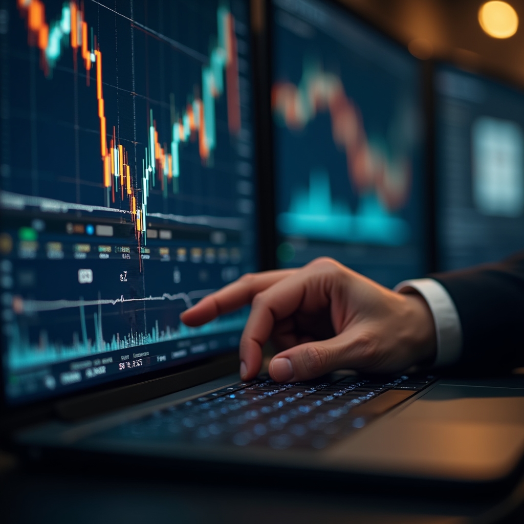 EUR/USD currency pair data displayed on financial analysis screen